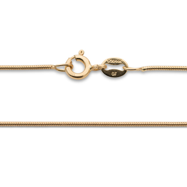 Schlangenkette 1,0mm 14K Gold Filled - albrechtgold