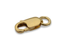 8,4mm flacher Karabinerverschluss mit Biegering 14K Gold Filled - albrechtgold
