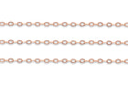 Flache Ankerkette 1,3 x 1,8 mm 14K Rosé Gold Filled - albrechtgold